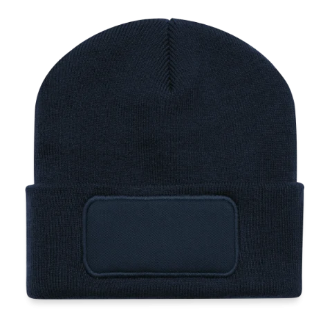 Beanie recyclé à patch à personnaliser