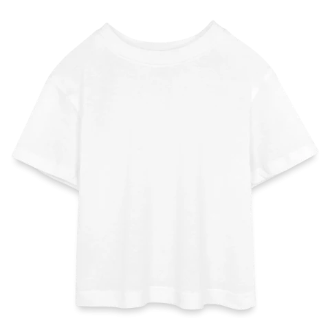 T-shirt Crop Top en jersey Ado à personnaliser