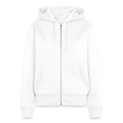 Sweat à capuche zippé Premium bio Femme à personnaliser