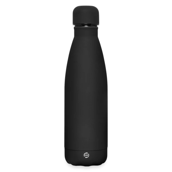 Team de la mariée — coupes et cœurs sur Bouteille isotherme SOFT TOUCH 500 ml, noir