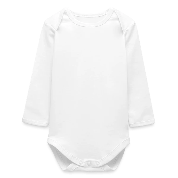 Futur marié — veste de smoking sur Body bébé manches longues biologique, blanc