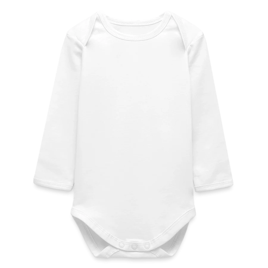 Body bébé manches longues biologique — support sans motif