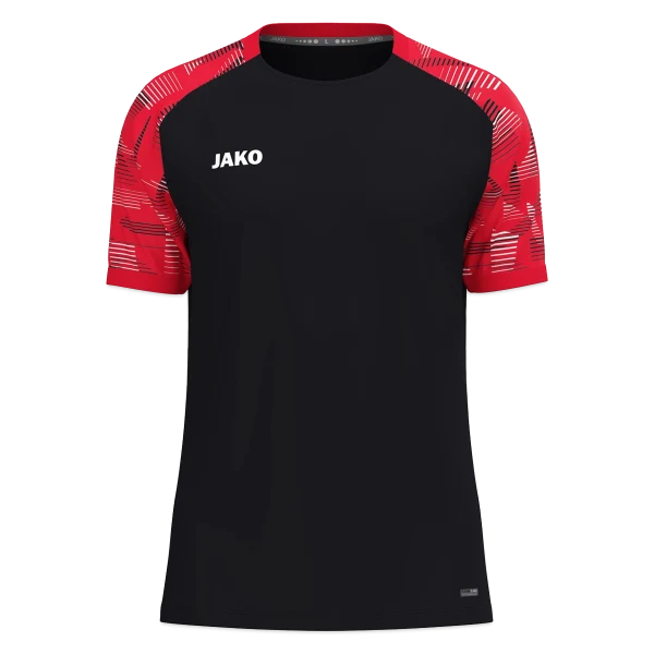 Dernière nuit de liberté, c’est mon EVG sur T-shirt JAKO Sonic, noir/rouge