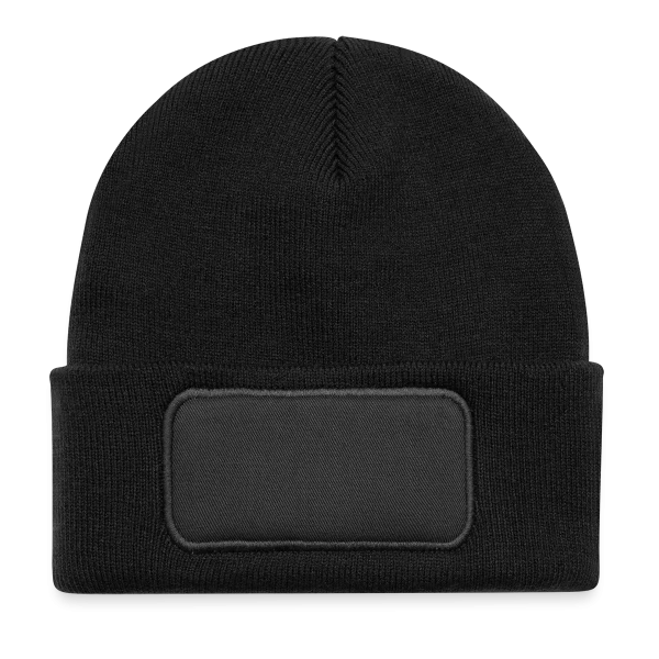 Je peux pas, j’ai EVG — nœud papillon blanc sur Bonnet enfant en polyester recyclé avec patch, noir