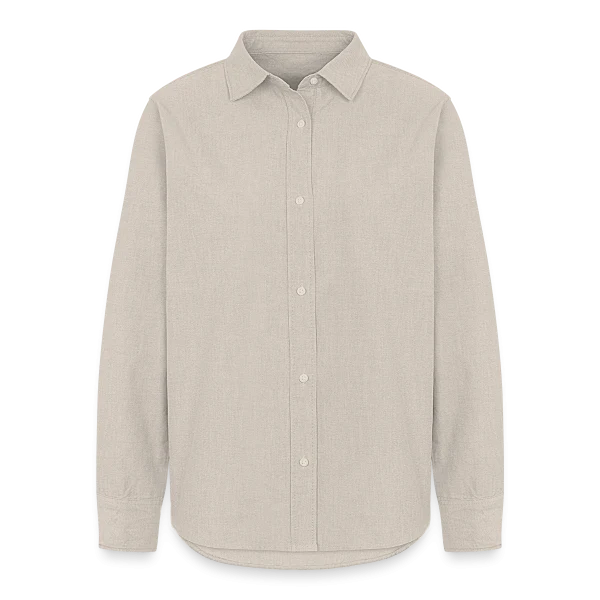 Team Bride — orange sur Chemise Oxford Femme, beige