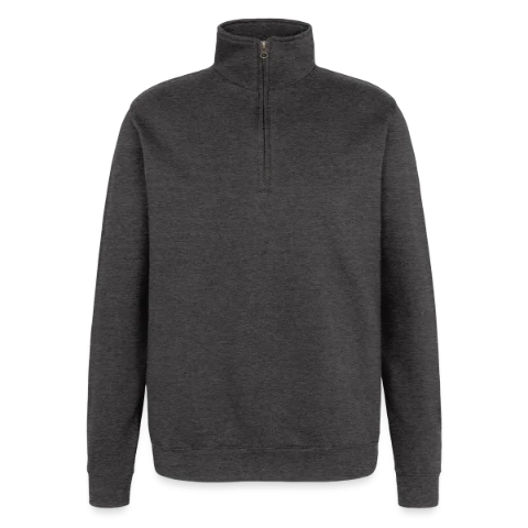 Sweat à zip 1/4 à personnaliser