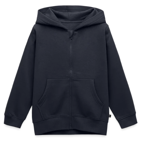 Sweat Premium à capuche zippé enfant bio à personnaliser