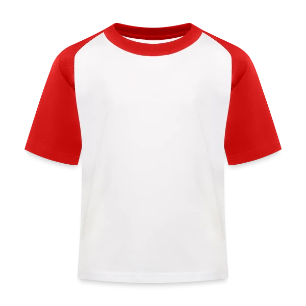 Futur marié — veste de smoking sur T-shirt baseball Enfant, blanc/rouge