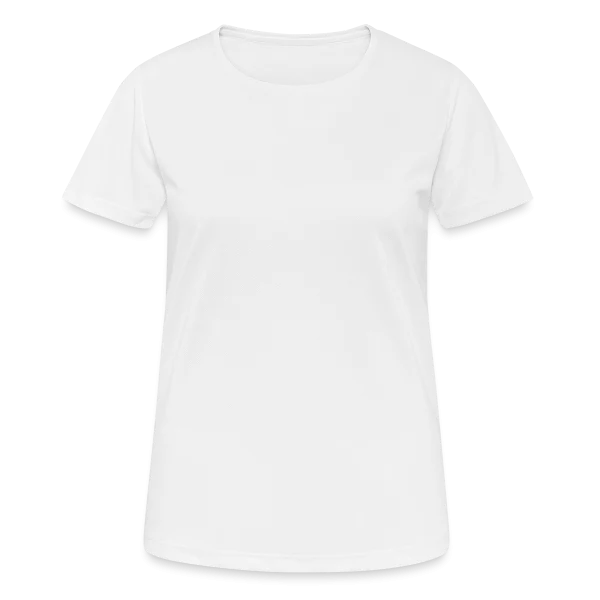Futur marié — veste de smoking sur T-shirt respirant Femme, blanc